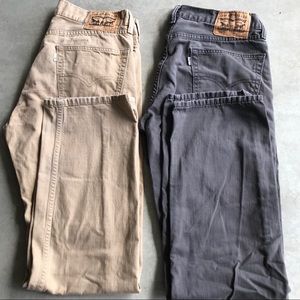 2 Pair Men’s Levi’s 505 Jeans